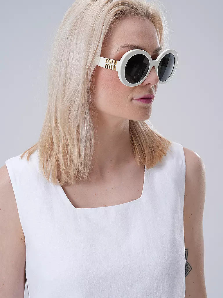 MIU MIU | Sonnenbrille 0MU11YS/55 | Blanc