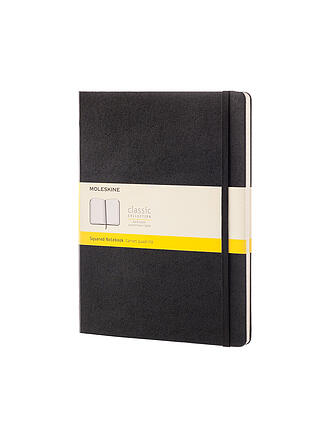 MOLESKINE | Carnet de notes XLarge à couverture rigide quadrillée noire