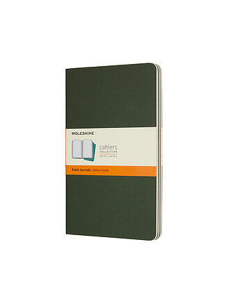 MOLESKINE | Lot de 3 cahiers lignés CAHIER Large Vert Myrte