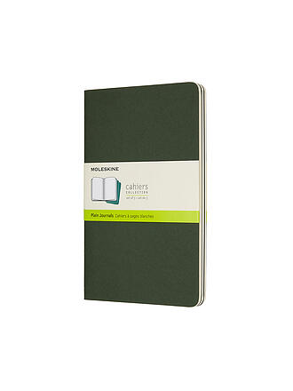 MOLESKINE | Carnet CAHIER lot de 3 vierges grand vert myrte