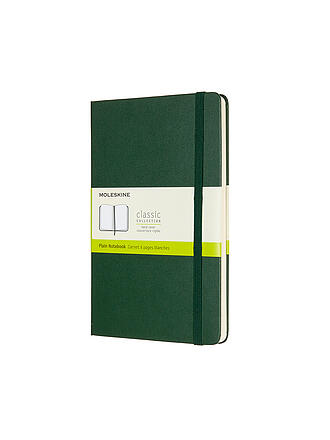 MOLESKINE | Carnet de notes grand format vierge couverture rigide vert myrte