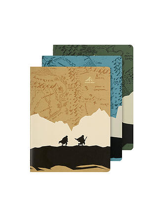 MOLESKINE | Carnet de notes lot de 3 LE SEIGNEUR DES ANNEAUX
