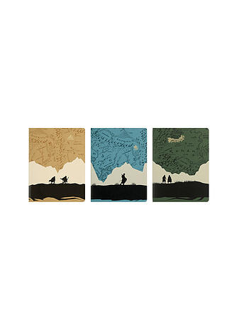 MOLESKINE | Carnet de notes lot de 3 LE SEIGNEUR DES ANNEAUX