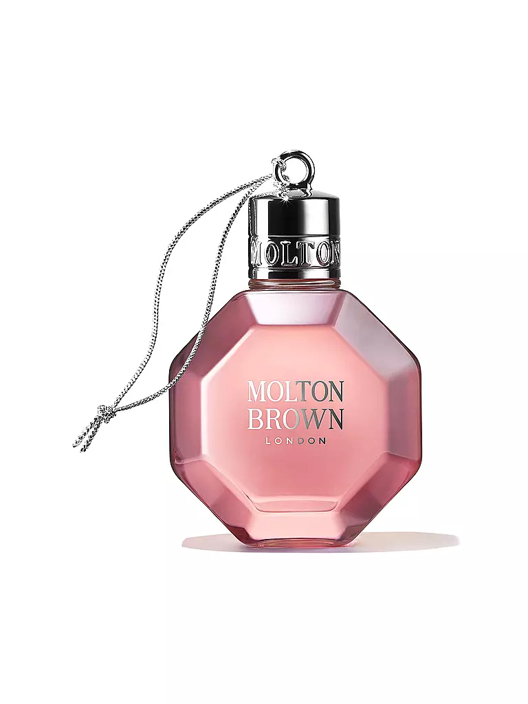 MOLTON BROWN | Boule de Noël Festive Delicious Rhubarb & Rose 75 ml | Aucune couleur