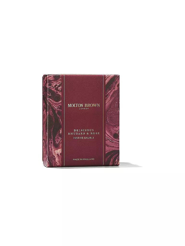 MOLTON BROWN | Boule de Noël Festive Delicious Rhubarb & Rose 75 ml | Aucune couleur
