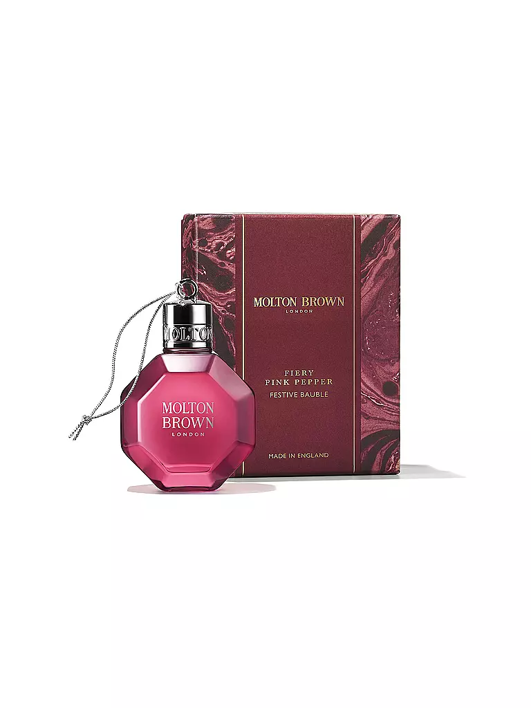 MOLTON BROWN | Boule de Noël Festive Fiery Pink Pepper 75 ml | Aucune couleur