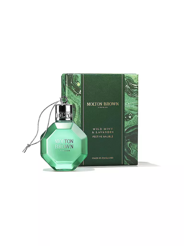 MOLTON BROWN | Boule de Noël Festive Menthe Sauvage & Lavandin 75 ml | Aucune couleur