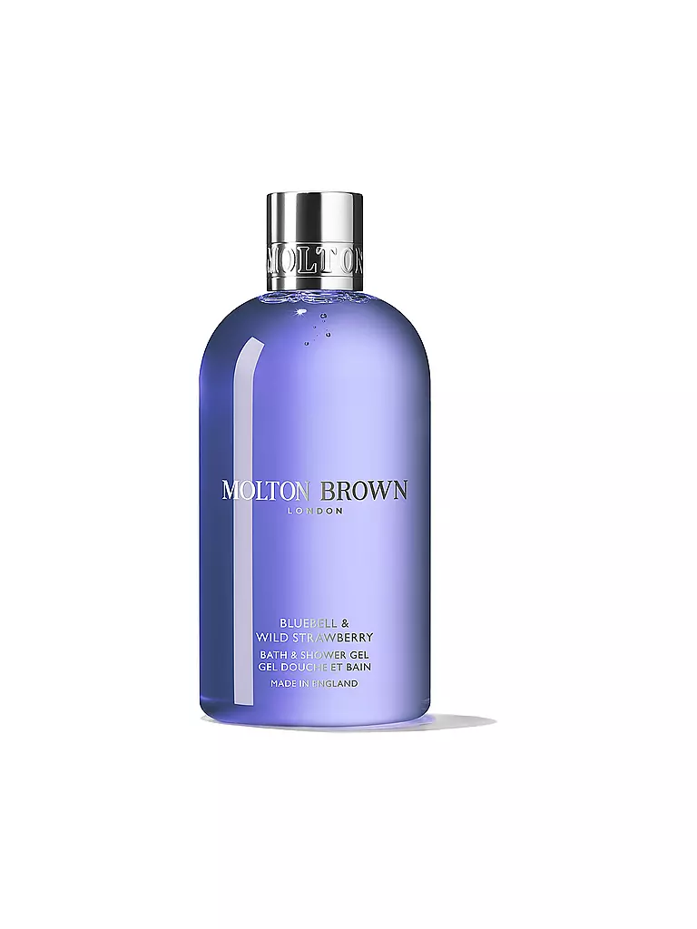 MOLTON BROWN | Gel Bain et Douche Bluebell & Wild Strawberry 300ml | Transparent
