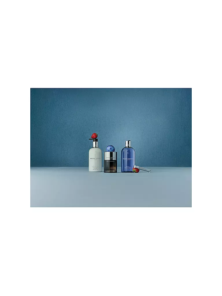 MOLTON BROWN | Gel Bain et Douche Bluebell & Wild Strawberry 300ml | Transparent