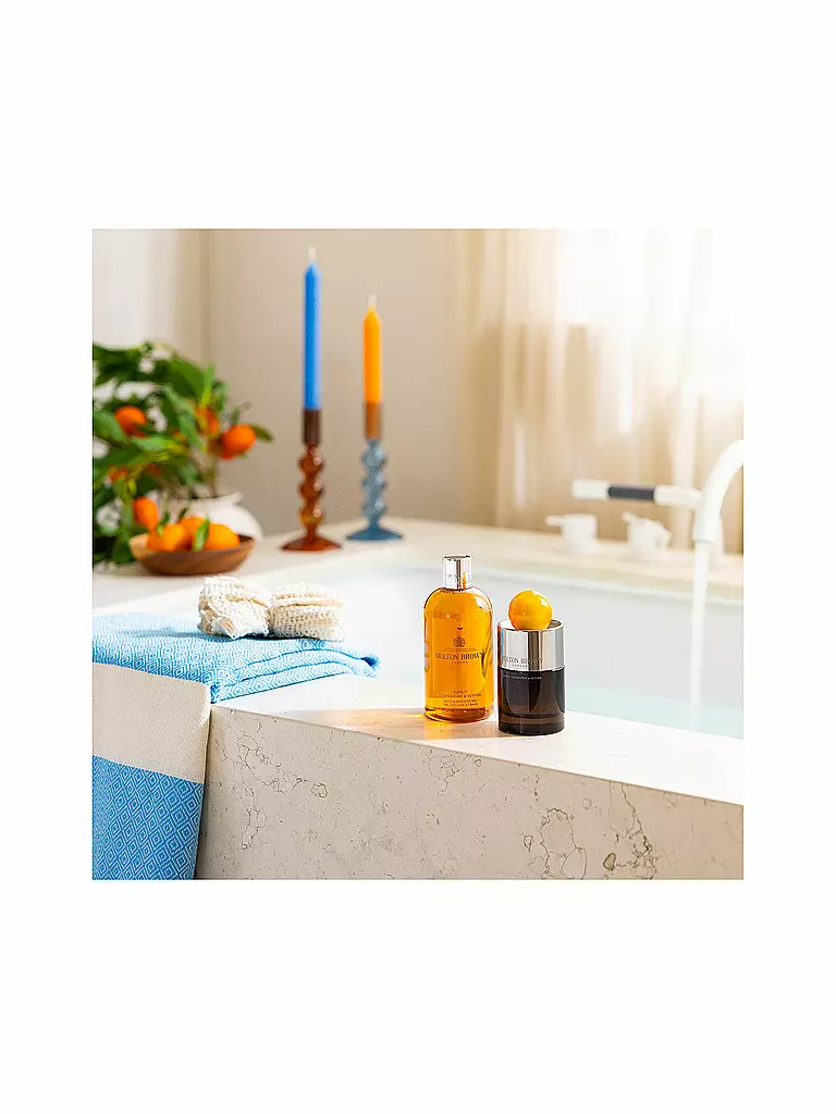 MOLTON BROWN | Gel bain et douche Clémentine ensoleillée et Vétiver 300 ml | keine Farbe