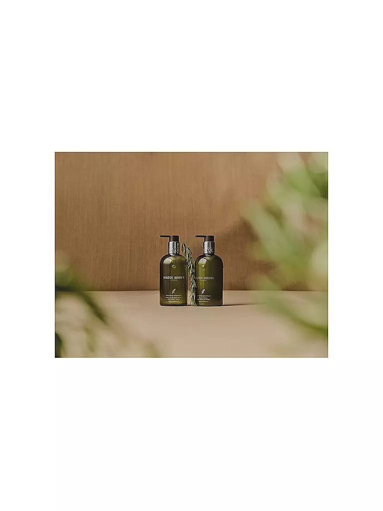 MOLTON BROWN | Savon liquide fin pour les mains Reviving Rosemary 300 ml | Transparent