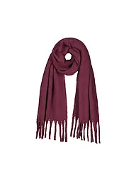 MONARI | Écharpe | Rouge foncé