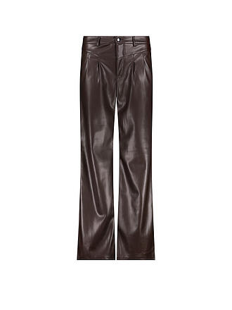 MONARI | Pantalon large aspect cuir