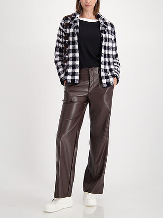 MONARI | Pantalon large aspect cuir