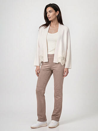 MONARI | Pantalon aspect velours