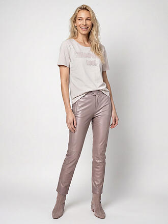 MONARI | Pantalon business aspect cuir