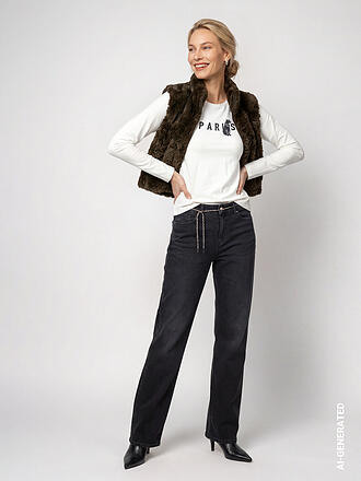 MONARI | Gilet en fausse fourrure