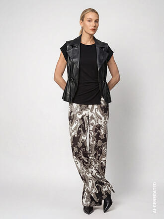 MONARI | Gilet en similicuir