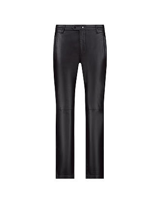 MONARI | Pantalon business aspect cuir