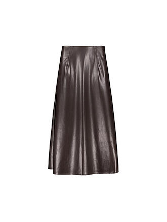 MONARI | Jupe mi-longue aspect cuir