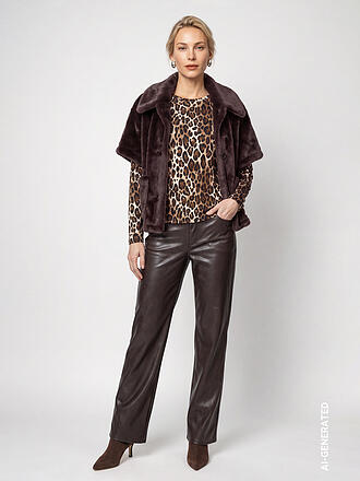 MONARI | Veste aspect fourrure