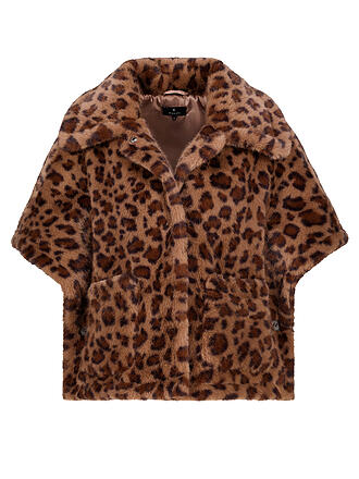 MONARI | Cape - Poncho aspect fourrure