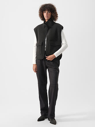 MONARI | Marlenehose en similicuir
