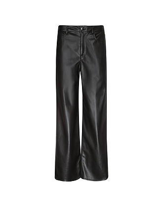 MONARI | Marlenehose en similicuir