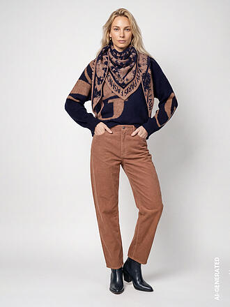 MONARI | Pantalon en velours côtelé Barrel Leg