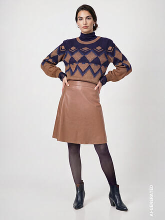 MONARI | Mini-jupe aspect cuir