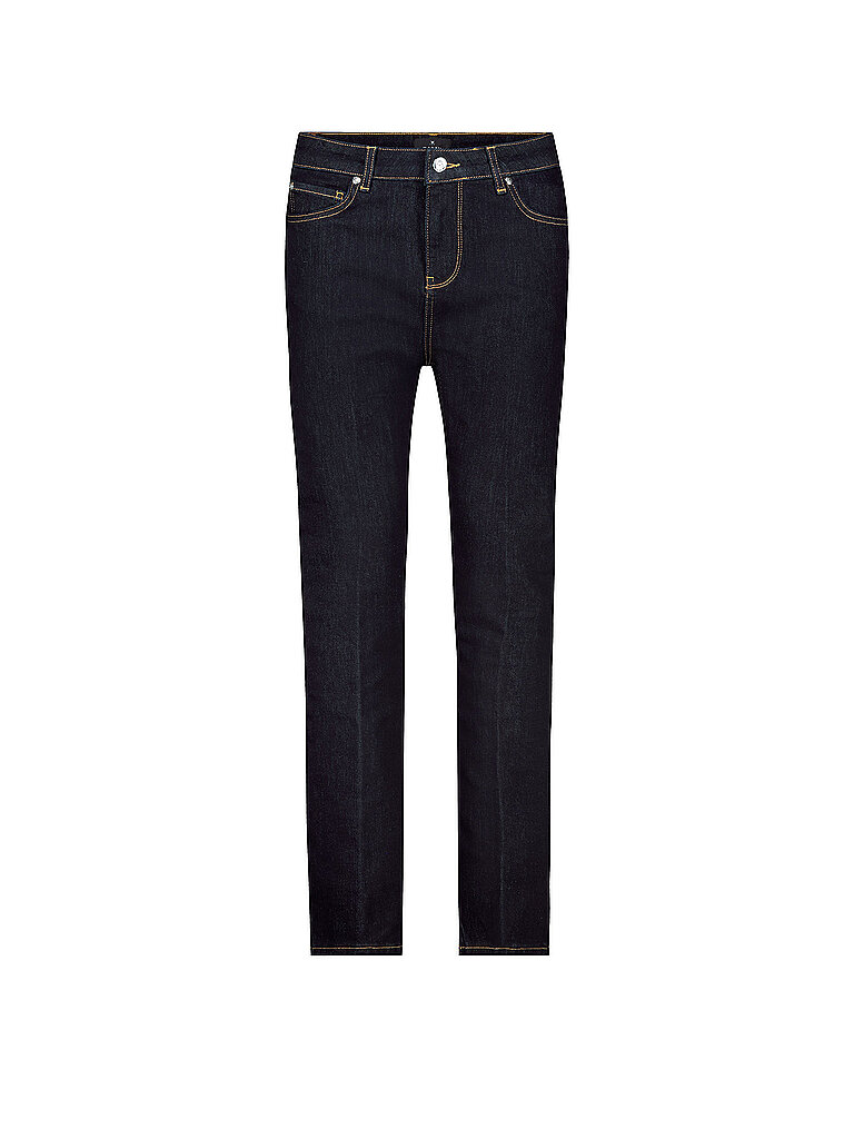 Jeans coupe droite bleu marine 34