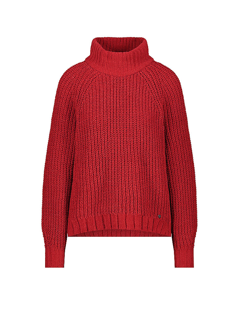 Pull à col roulé rouge 42