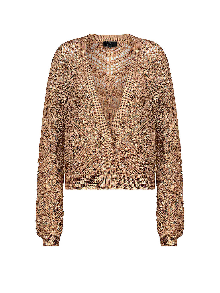 Monari Cardigan marron clair 40