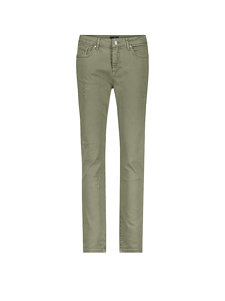 MONARI Jeans Coupe Droite vert clair | 46