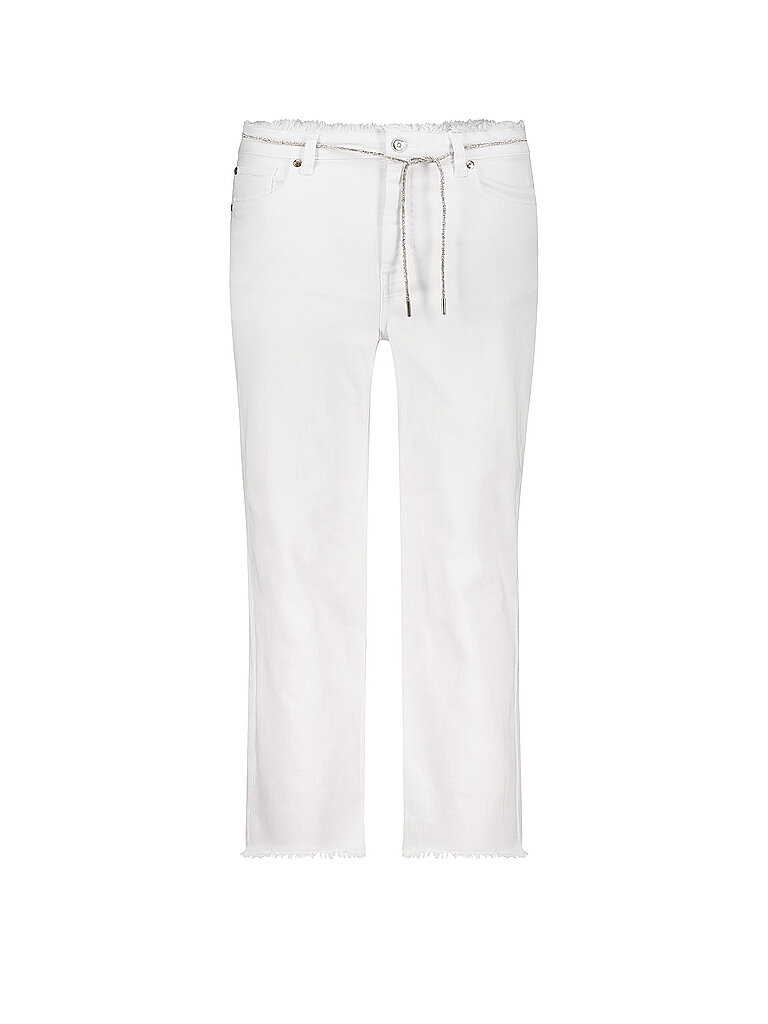 Jeans Coupe Droite 7/8 crème 38