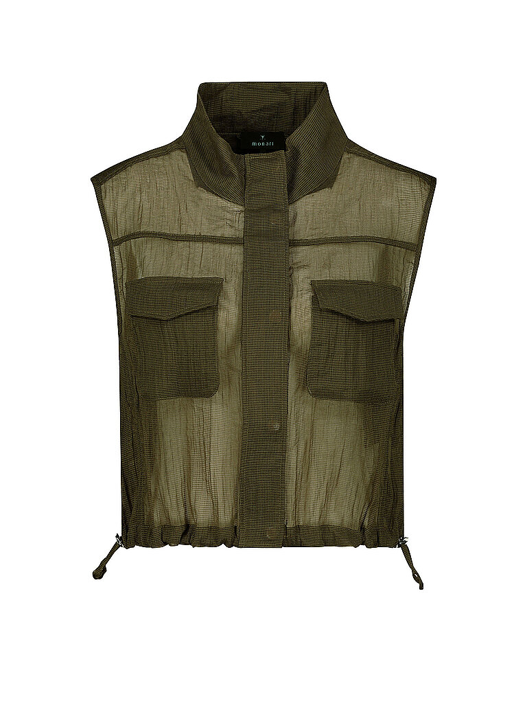 Monari Gilet olive 36