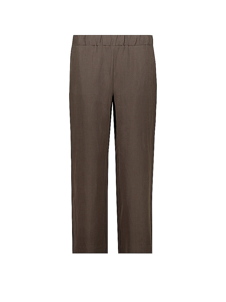 Pantalon large 7/8 marron 38