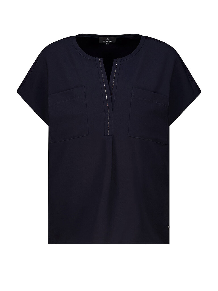 Monari Blusenshirt bleu marine 44