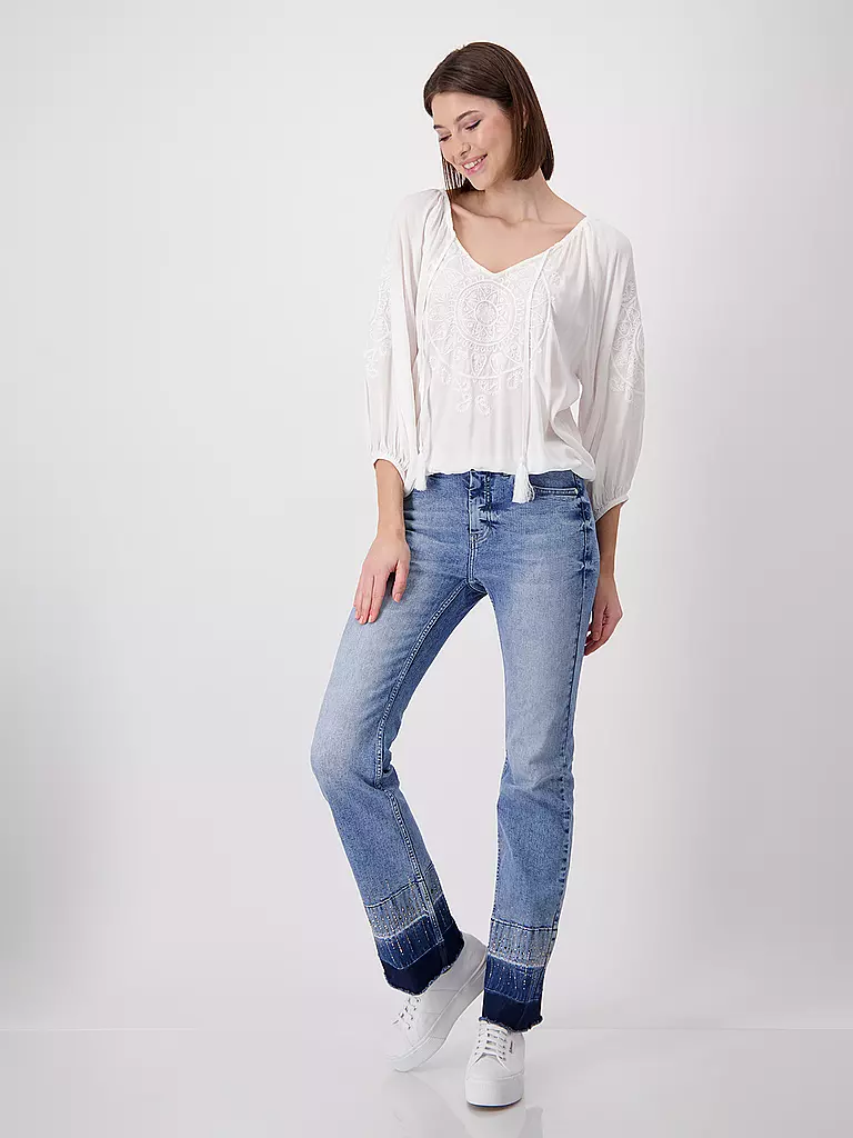 MONARI | Bluse | Blanc