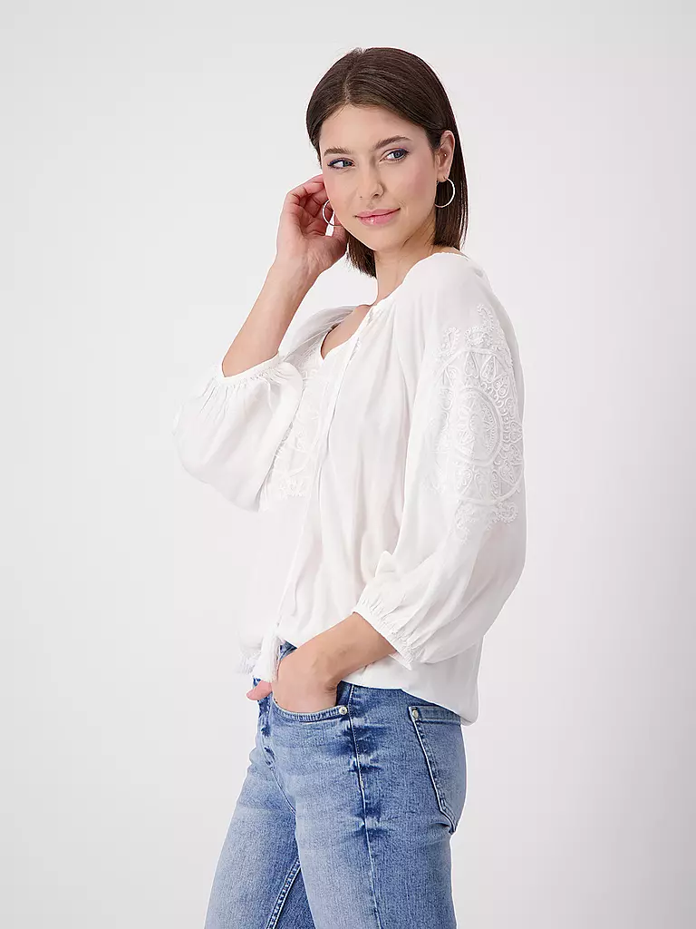 MONARI | Bluse | Blanc