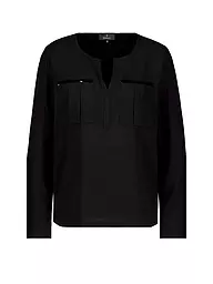 MONARI | Blusenshirt | Noir