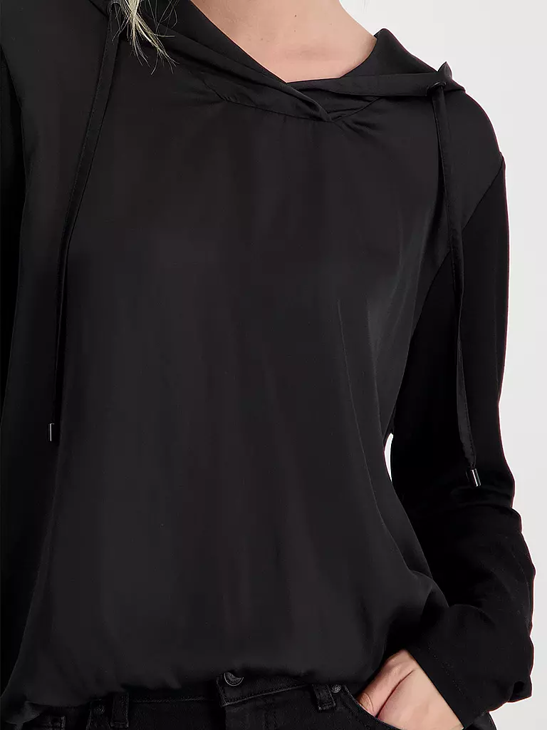 MONARI | Blusenshirt | Noir