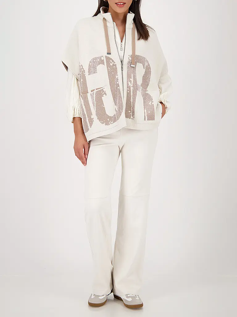 MONARI | Cape - Poncho réversible | creme