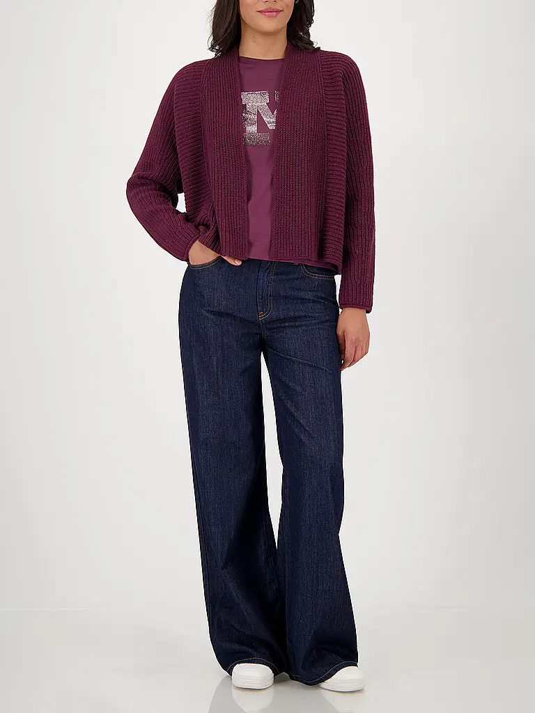 MONARI | Cardigan | dunkelrot