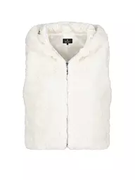 MONARI | Gilet aspect fourrure | Crème