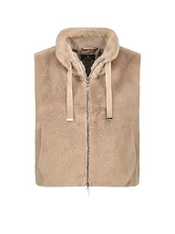 MONARI | Gilet aspect fourrure | Beige