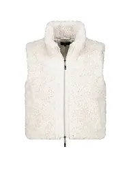MONARI | Gilet aspect fourrure | Crème