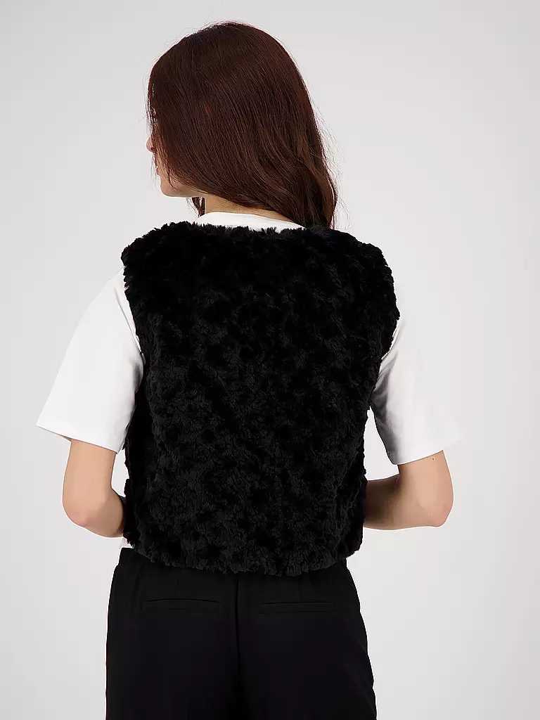 MONARI | Gilet aspect fourrure | 