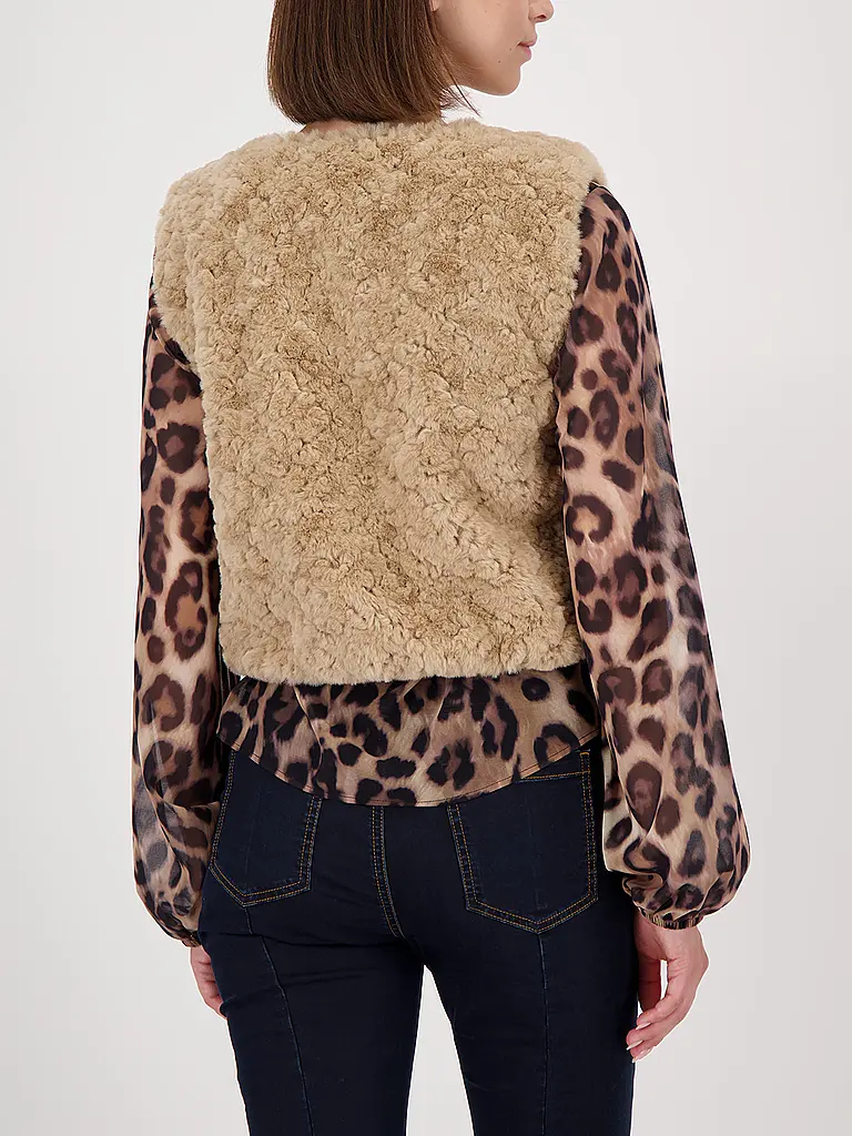 MONARI | Gilet aspect fourrure | 