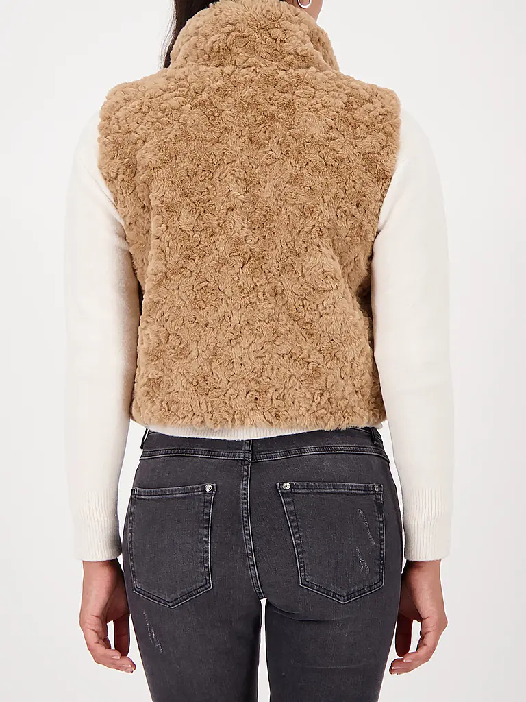 MONARI | Gilet aspect fourrure | 